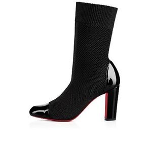 Christian Louboutin Black Sock Booties